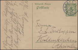 Bayern P 79/04 Ziffer 5 Pf Grün DV 10: MÜNCHEN 31. - 7.7.10 N. Kaldenkirchen/Rh. - Postal  Stationery