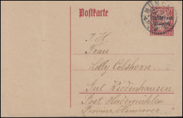 Bayern P 104 Volksstaat 10 Pf. DV 19: MÜNCHEN 23 - 9.8.19 Nach Gut Wiedenhausen - Enteros Postales
