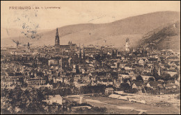 Ansichtskarte Freiburg In Breisgau: Panorama Vom Lorettoberg Aus, 7.8.08  - Non Classés