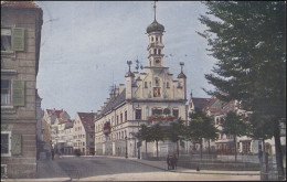Ansichtskarte KEMPTEN In Allgäu - Rathaus, 3.8.1911, Fern-Posrkarte Nach Münster - Non Classés