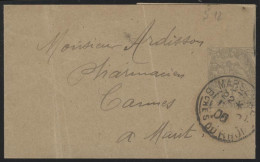 Frankreich: Streifband 1 C., Marseille 1906 - Other & Unclassified