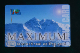 Z-Tov Télécarte Maximum 4 Min Telephonic Card Chomolungma Everest Telecard Himalaya - Sport