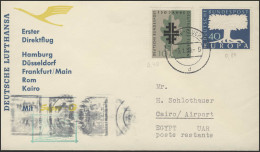 Eröffnungsflug LH 630 Hamburg-Düsseldorf-Rom-Kairo, 5.1.1959 - Other (Air)