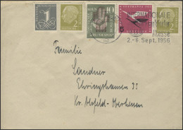 239 Katholikentag Köln 1956 MiF Mit Lufthansa/Heuss/Ziffer, Frankfurt/Main 1956 - Andere & Zonder Classificatie