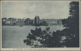Frankreich Ansichtskarte Dinard Stadtansicht Mit St. Servan, MeF 1927 - Andere & Zonder Classificatie
