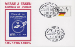 Messekarte: 12. Briefmarken-Messe ESSEN'98, SSt Essen Deutsche Mark 7.5.98 - Andere & Zonder Classificatie