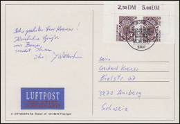 2210 SWK Fuggerschloss Kirchheim, Eckstücke Auf AK-FDC Bonn-Post ESSt Bonn 2001 - Andere & Zonder Classificatie