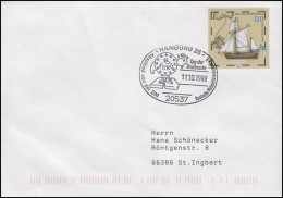 Postjacht & Tag Der Briefmarke, EF Bf SSt Hamburg Abschied Von Der DM 11.10.1998 - Andere & Zonder Classificatie
