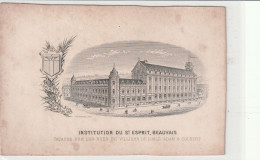 Beauvais - Institution Du St Esprit - Carte Publicitaire - Beauvais