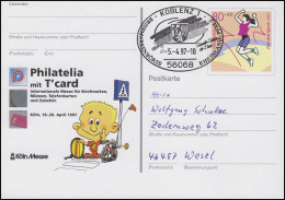 PSo 45 Philatelia Köln & Sport SSt Koblenz Börse Koblenz 5.4.97 - Vorverwendung - Other & Unclassified