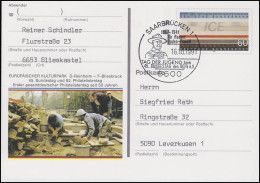 PSo 24 Philatelistentag 1991, SSt Saarbrücken Pfadfinder Baden-Powell 16.10.1991 - Andere & Zonder Classificatie