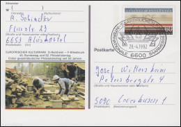 PSo 24 Philatelistentag 1991, SSt Saarbrücken Internationale Saarmesse 28.4.1992 - Andere & Zonder Classificatie