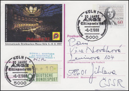 PSo 15 Köln PHILATELIA, SSt Köln ARGE Cöllnposta 6.3.1988 - Other & Unclassified