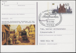 PSo 23 Sindelfingen, SSt Sindelfingen 150 Jahre Briefmarken 26.10.1990 - Other & Unclassified