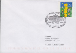 Schlacht Bei Idstedt 1950, EF Brief SSt Schleswig Gedenkveranstaltung 25.7.2000 - Militaria