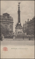 Belgien Ansichtskarte Brüssel - Le Monument Anspach, EF BRÜSSEL 20.11. - Sonstige & Ohne Zuordnung
