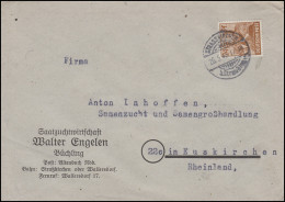 951 Kontrollrat II 24 Pf EF Brief Saatzucht STRASSKIRCHEN Bei Straubing 26.5.48 - Lettres & Documents