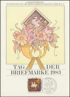1192 Tag Der Briefmarke Auf ETB Vom Landesverband Südwest Mit ESSt Bonn 13.10.83 - Autres & Non Classés