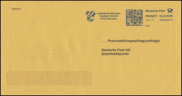 Absenderfreistempel FRANKIT Landesamt MÜNCHEN 18.11.11 Postzustellungsauftrag - Sonstige & Ohne Zuordnung