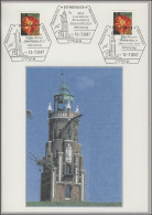 Sonderstempel Leuchtturm Bremerhaven Simon-Loschem-Turm 12.7.07, Schmuckblatt - Otros & Sin Clasificación