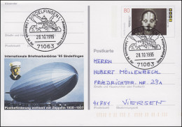 PSo 40 Sindelfingen Graf Zeppelin SSt Liechtenstein Auf Der Börse 28.10.1995 - Zeppelins