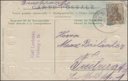 BAHNPOST KONSTANZ 32.7.1907 Auf AK Basel - Neue Rheinbrücke / Wappen Der Kantone - Other & Unclassified