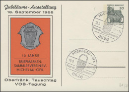 Pk 20 Pf Lorsch/grün Michelau VOB-Tagung SSt 18.9.65 - Sonstige & Ohne Zuordnung