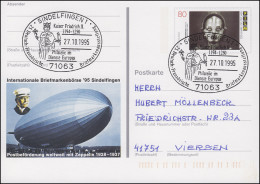 PSo 40 Sindelfingen Postbeförderung Zeppelin Mit SSt Kaiser Friedrich II. 1995 - Zeppelins