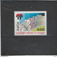 ITALIE 1985  Championnat Du Monde De Cyclisme Yvert 1669, Michel 1937 NEUF** MNH Cote 2,50 Euros - 1981-90: Nieuw/plakker