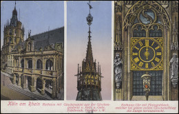 Ansichtskarte Das Glockenspiel Zu Köln, EF Germania CÖLN 5.8.13 Nach Velbert - Non Classés