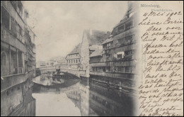 Ansichtskarte Nürnberg - Fleischbrücke, EF NÜRNBERG 1. - 11.5.05 Nach BEVERWIJK - Non Classés