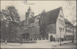 Ansichtskarte JENA Neue Universität 12.9.1910 In Die Schweiz T-Stempel Nachporto - Ohne Zuordnung