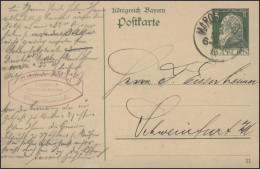 Bayern Postkarte P 87I/01: Maroldsweisbach 3. Mai 1911 - Postal  Stationery