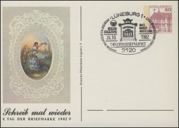 PP 106/91 Blumengrüße/ Philatelisten-Jugend T.d.B 1982, SSt Lüneburg Briefkasten - Private Covers - Mint