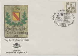 PU 108/56 Tag Der Briefmarke Ohne Anschrift, SSt Lüneburg Briefträger 1978 - Privatumschläge - Ungebraucht