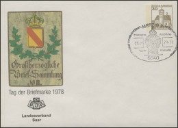 PU 108/64 Tag Der Briefmarke Ohne Anschrift, SSt Merzig LV Saar 29.10.1978 - Privatumschläge - Ungebraucht