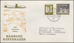 Erstflug SAS Coronado Hamburg-Kopenhagen, Drucksache Hamburg-Flughafen 7.4.1964 - Autres & Non Classés