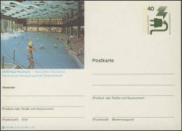 P120-d1/003 6350 Bad Nauheim, Schwimmbad ** - Geïllustreerde Postkaarten - Ongebruikt