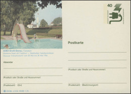 P120-d3/034 6080 Groß Gerau, Freischwimmbad ** - Geïllustreerde Postkaarten - Ongebruikt
