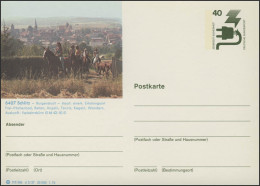 P120-d3/037 6407 Schlitz, Ortsansicht Mit Reitern ** - Cartes Postales Illustrées - Neuves