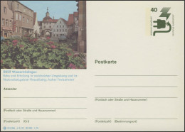 P120-d3/042 8822 Wassertrüdingen, Stadtansicht ** - Cartes Postales Illustrées - Neuves