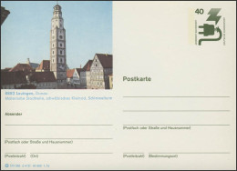 P120-d4/051 8882 Lauingen, Schimmelturm ** - Illustrated Postcards - Mint