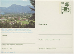 P120-d6/088 8182 Bad Wiessee Am Tegernsee, Panorama ** - Cartoline Illustrate - Nuovi
