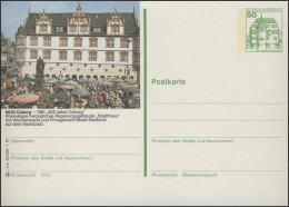 P134-i1/004 8630 Coburg, Stadthaus **  - Illustrated Postcards - Mint