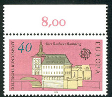 969 Europa Bamberg 40 Pf ** Oberrand - Unused Stamps