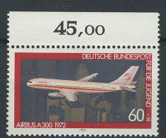 1042 Jugend Luftfahrt 60+30 Pf ** Oberrand - Unused Stamps