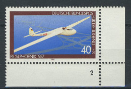 1040 Jugend Luftfahrt 40+20 Pf ** FN2 - Unused Stamps