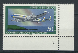 1041 Jugend Luftfahrt 50+25 Pf ** FN2 - Unused Stamps