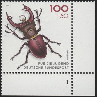 1668 Hirschkäfer 100+50 Pf ** FN1 - Neufs