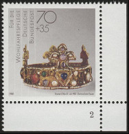 1385 Wohlfahrt Schmiedekunst 70+35 Pf ** FN2 - Unused Stamps